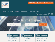 Tablet Screenshot of kkht.christianjobs.com