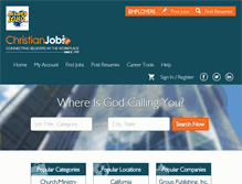 Tablet Screenshot of 1080wmcu.christianjobs.com