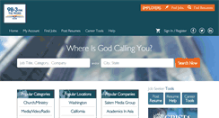 Desktop Screenshot of kdar.christianjobs.com