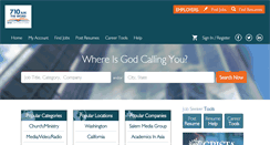 Desktop Screenshot of kfia.christianjobs.com