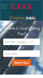 Mobile Screenshot of kfax.christianjobs.com