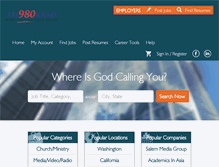 Tablet Screenshot of kkms.christianjobs.com