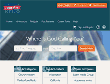 Tablet Screenshot of kpdq-am.christianjobs.com
