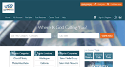 Desktop Screenshot of kslr.christianjobs.com