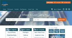 Desktop Screenshot of kcro.christianjobs.com